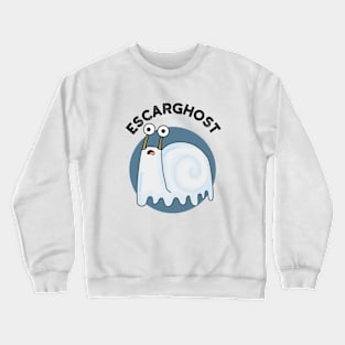 Escarghost Funny French Ghost Snail Pun Crewneck Sweatshirt